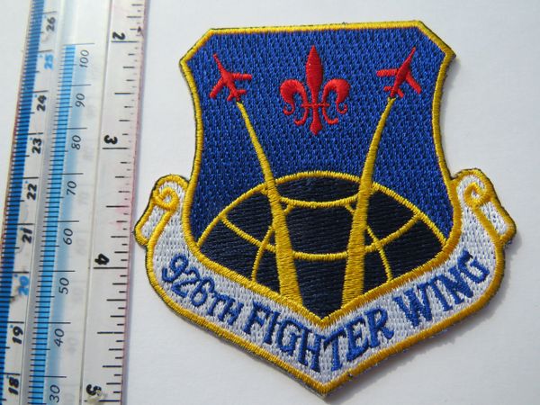 USAF PATCH 926 FIGHTER WING US AIR FORCE WING PATCH AFRES