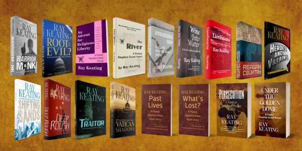Pastor Stephen Grant Novels and Short Stories - Signed Set - All 17 Adventures, PLUS a Special Gift - A Pastor Stephen Grant Thrillers & Mysteries Beach Towel