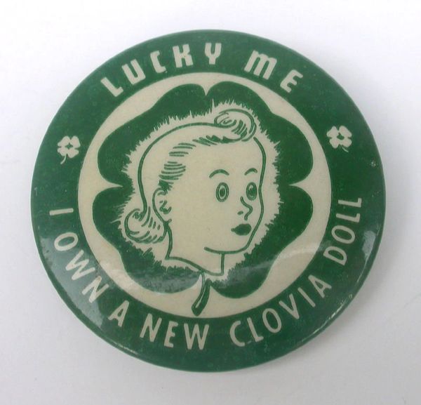 Original Clovia Doll Pin - circa 1949