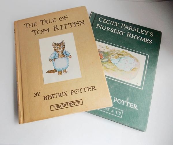 2 Beatrix Potter Books - The Tale of Tom Kitten & Cecily Parsley’s Nursery Rhymes