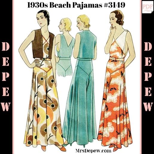 Reproduction beach online pajamas