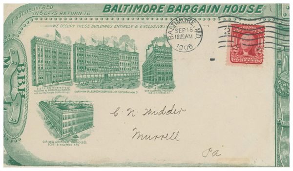 Advertising/Baltimore Bargain House