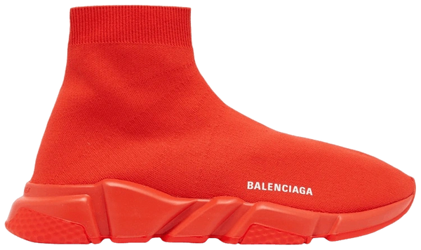 balenciaga speed trainer red