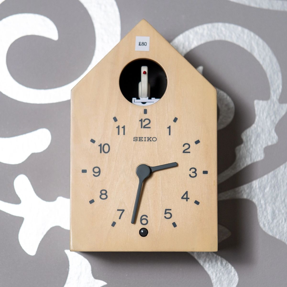 Seiko light wood Cuckoo clock QXH070A