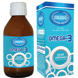 Ersağ Omega 3 Sıvı (çilek aromalı) Gıda Takviyesi