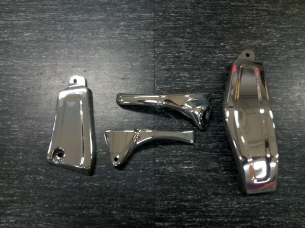 Chrome 4 Piece Frame Cover Kit for Suzuki M109 Boulevard