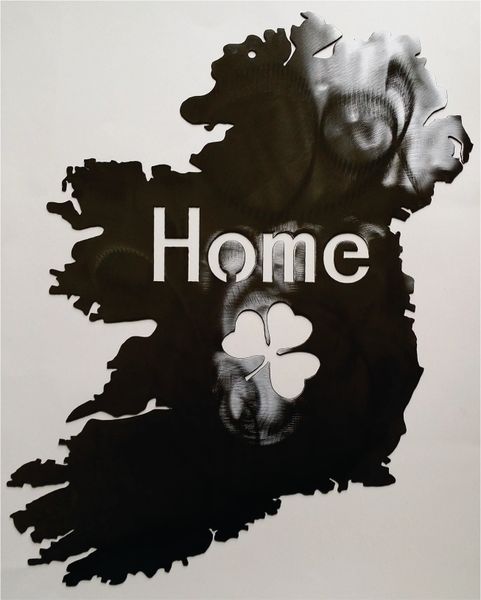 Ireland Home Shamrock Steel Wall Decor Small Creative Irish Products