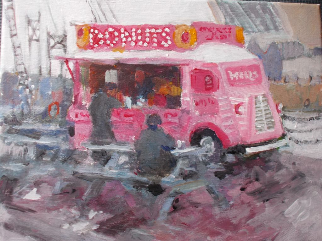 Donuts  Albert Dock
10"x8" Acrylic