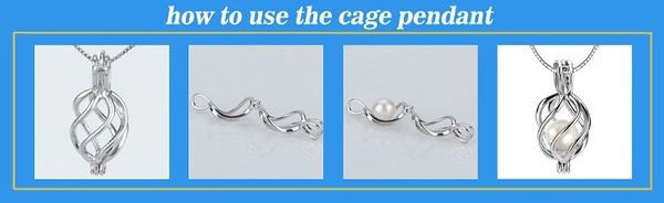 Helix Pearl Cage Pendant