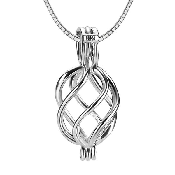 Helix Pearl Cage Pendant