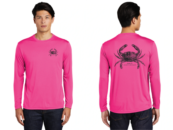 Pink dri fit long sleeve shirt best sale