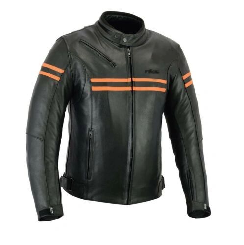 Mens Leather Speed-1 Fashion Motorcycle Motorbike Armoured Jacket ...