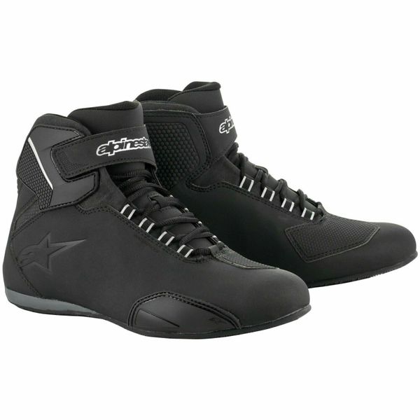 Alpinestars Sektor Motorcycle Shoes CE Cat 2 Trainers Short Ankle Mens Black