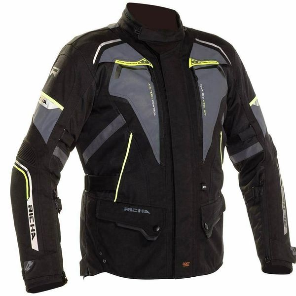 RICHA INFINITY 2 FLARE MENS 3 LAYER WATERPROOF MOTORCYCLE MOTORBIKE ...