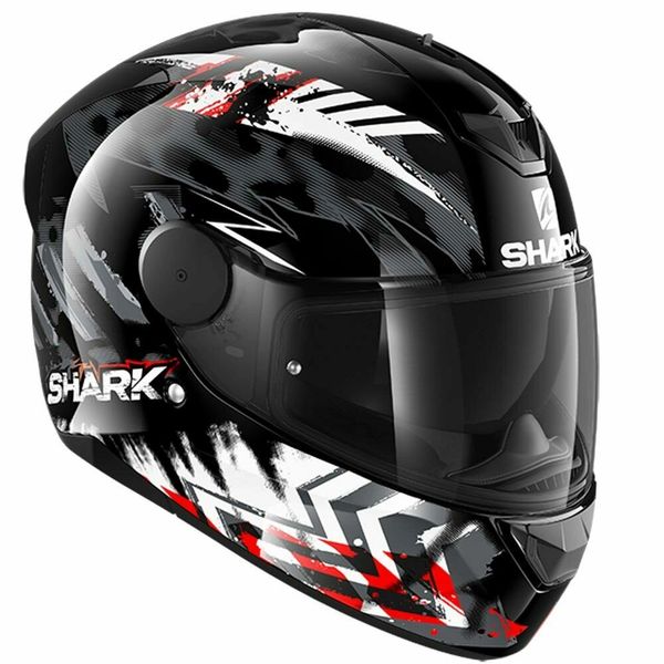 SHARK D SKWAL 2 PENXA BLACK RED MOTORCYCLE MOTORBIKE BIKE HELMET SUN VISOR