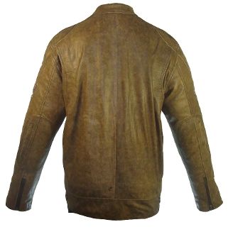 Rk Sports Heeli Tan Leather Motorcycle Jacket | protothebikeshop