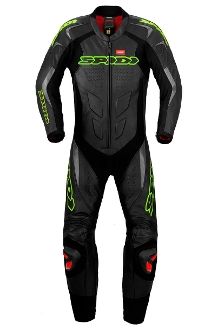 Spidi Supersport WindPro Black Green 1 Piece Motorcycle Suit