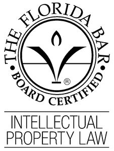 The Florida Bar Board Certified Certification Logo Intellectual Property Law Patent Trademark Lawyer