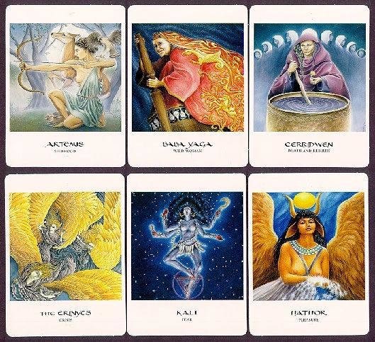 Goddess Oracle Deck Pagan Supplies Artes and Craft