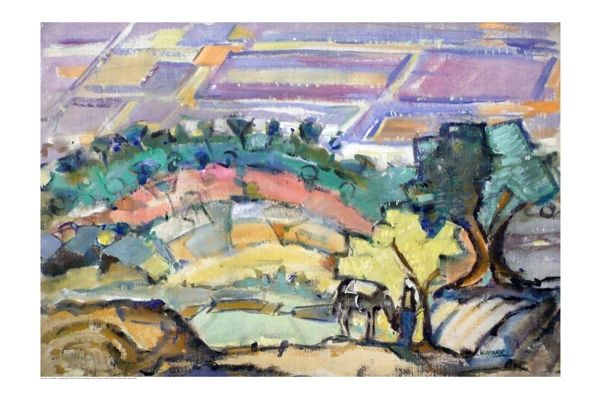 #238.1 Pastorale, Syrie - 30"x20", Limited edition reproduction on paper, framed