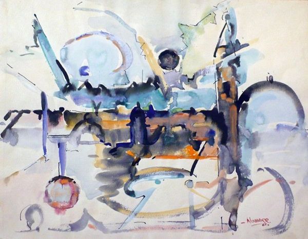 #221 Abstract 221 - 18"x14", Watercolour on paper