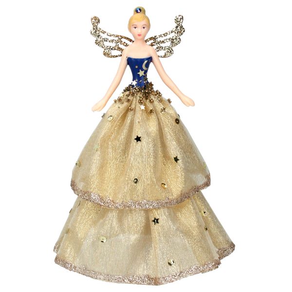 Starlight Fairy Tree Topper Gold / Navy 18CM