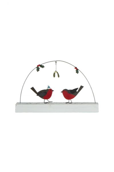 Robins Under Mistletoe