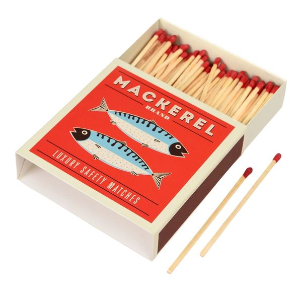 FISH BOX OF LONG MATCHES