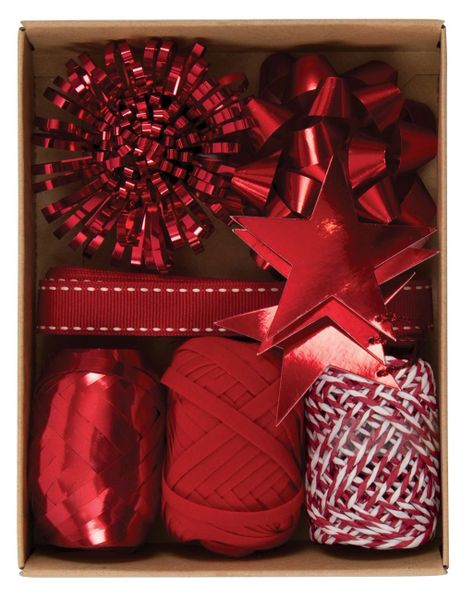 Christmas Accessory Wrapping Box - Red