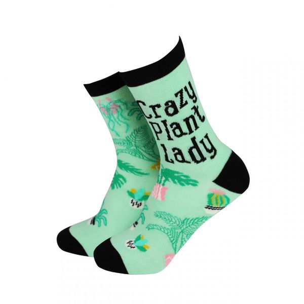 Crazy Plant Lady – Women’s Bamboo Socks