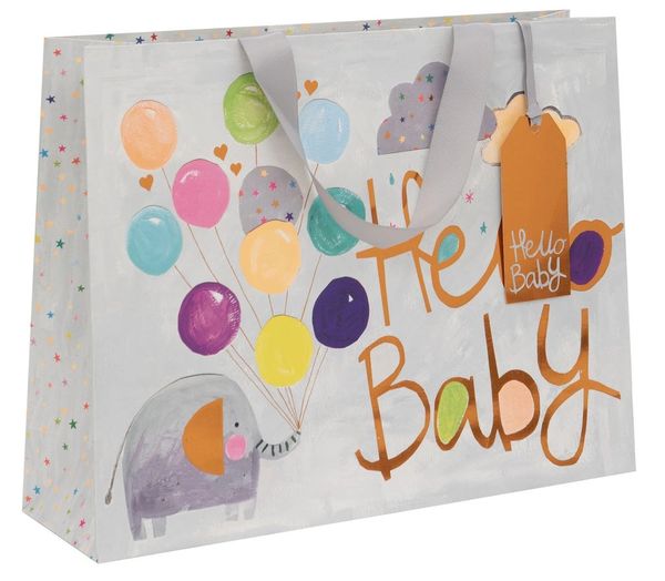 Hello Baby Large Landscape Gift Bag