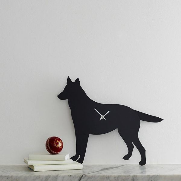 German Shepherd Clock