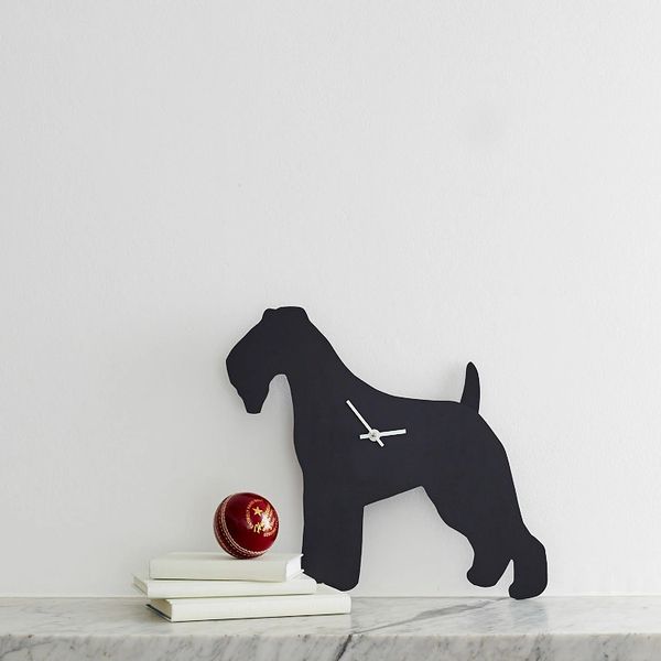 Fox Terrier Clock