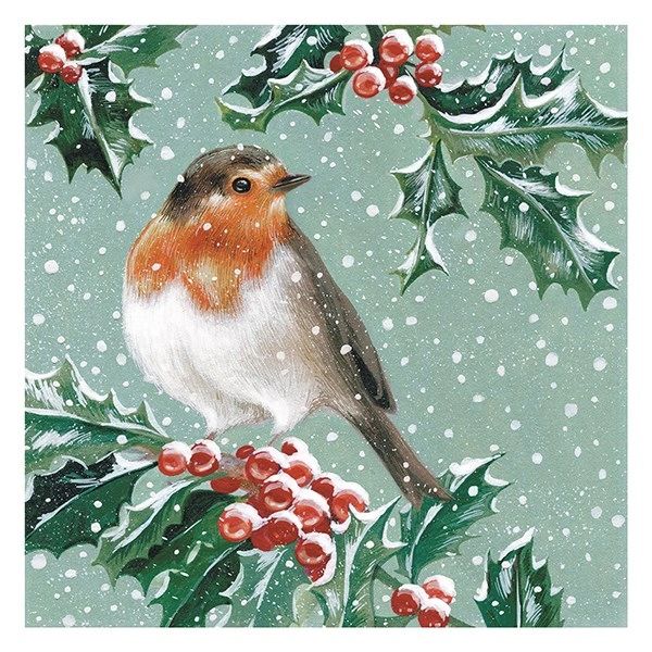 Frosted River Robin 8 Luxury Card Pack LBX80