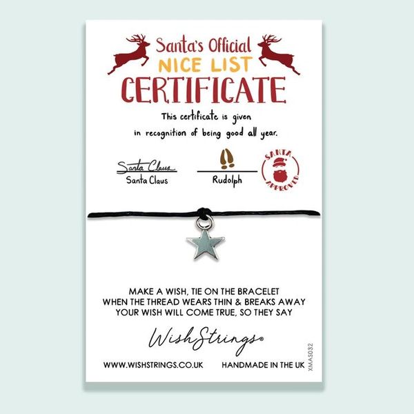 Santa Certificate - WishStrings Wish Bracelet