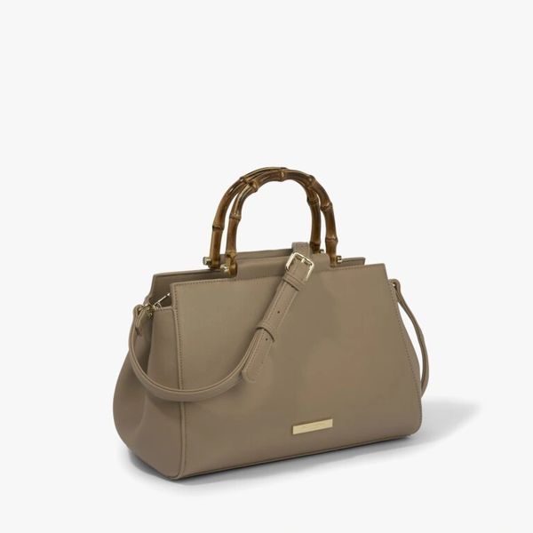 THEA BAMBOO BAG TAUPE