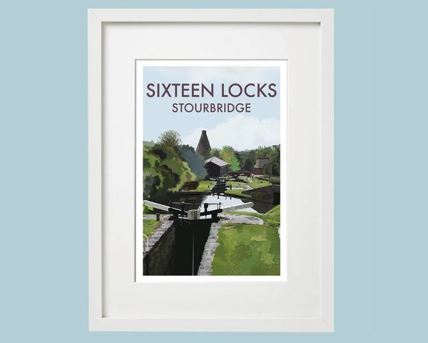 Local Area Print - Framed - Stourbridge