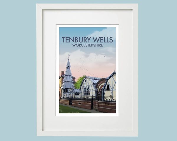 Local Area Prints - Framed - Tenbury Wells