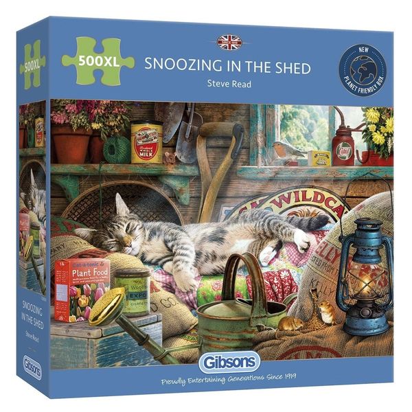 Snoozing in the Shed 500XL