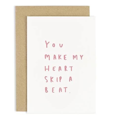 HEART SKIPS A BEAT CARD CC195