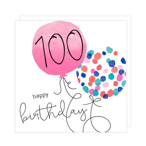 Happy Birthday 100 Balloons FR036