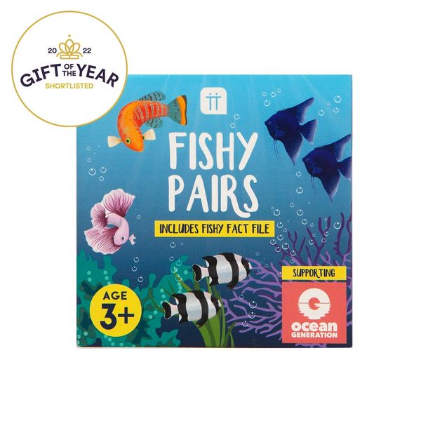 School Of Fish Fishy Pairs Memory Match Game