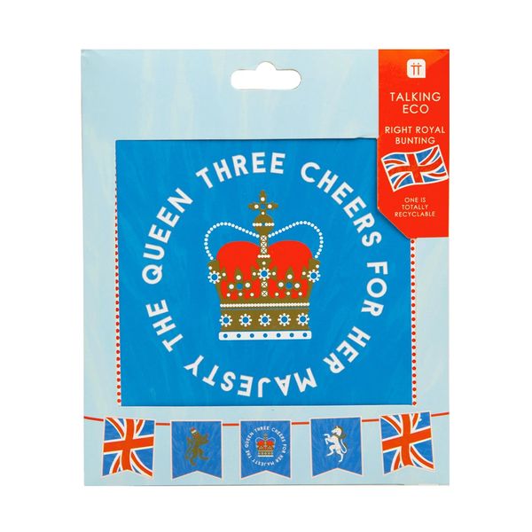 Right Royal Spectacle Union Jack Paper Bunting, 3m