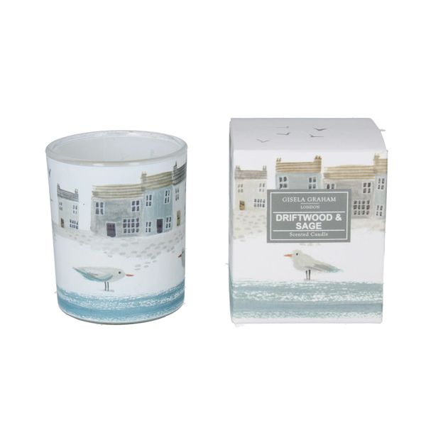 Mini Scented Boxed Candle - Coastal Driftwood/Sage