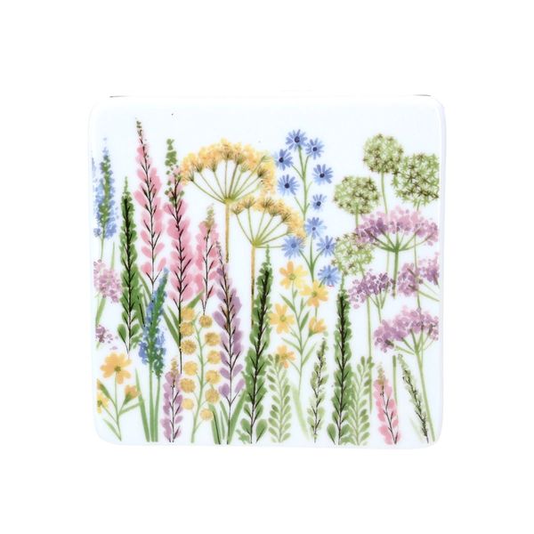 Ceramic Coaster 9cm - Spring Meadow