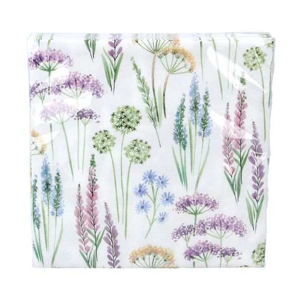 Pack/20 Paper Napkin 16cm - Spring Meadow