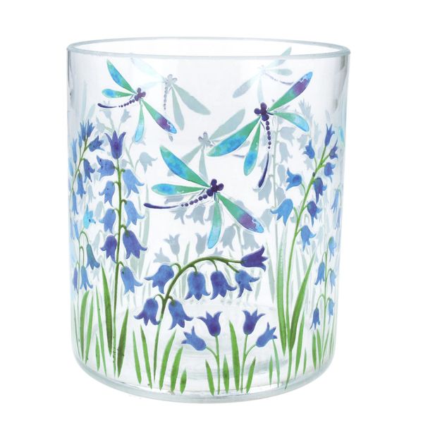 Glass Nite Lite - Bluebell/Dragonfly