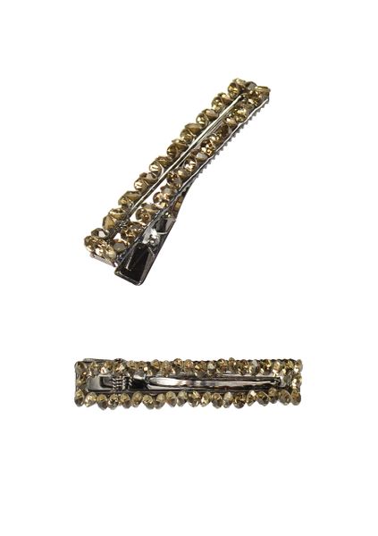 Sparkle Croc Clip - Black Diamond/Gun Metal