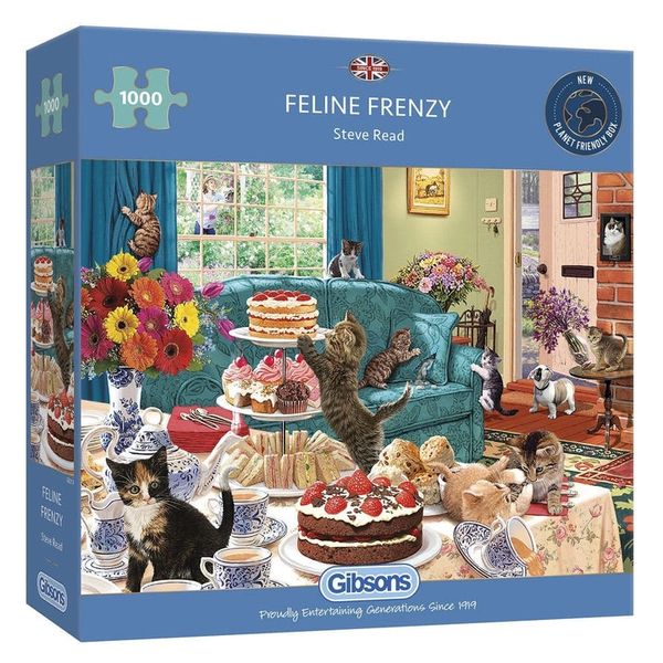 FELINE FRENZY 1000PCS