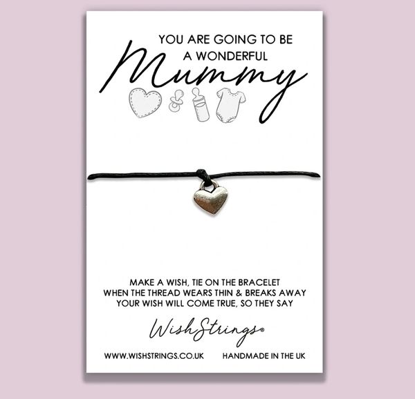 You are going to be a Wonderful Mummy - WishStrings Wish Bracelet